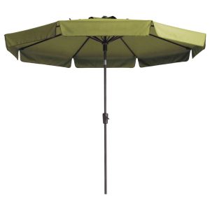 Madison Umbrelă de grădină Flores Luxe, verde salvie, 300 cm, rotundă