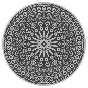 Esschert Design Covor de exterior, diam. 170 cm