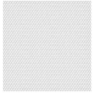 Gard de sârmă grădină, 50×50 cm, 45x20x4 mm, oțel inoxidabil