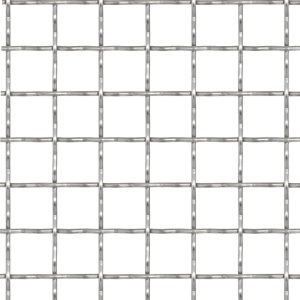 Gard de sârmă sertizată, 50×50 cm, 31x31x3 mm, oțel inoxidabil