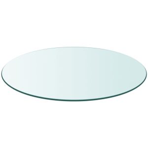 Blat masă din sticlă securizată rotund 800 mm