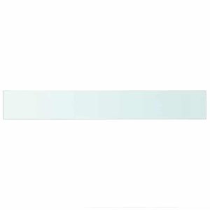 Raft din sticlă transparentă, 90 x 12 cm