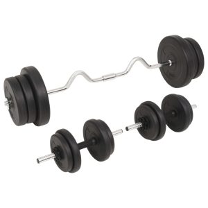 Set de haltere și gantere, 60 kg