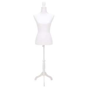 Manechin bust pentru dame, alb