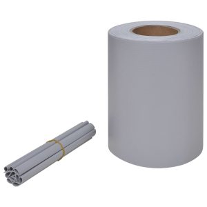 Panou de intimitate grădină, gri deschis, 70 x 0,19 m, PVC