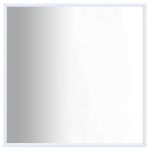 Oglindă, alb, 60×60 cm