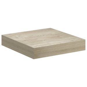 Raft de perete suspendat, stejar, 23×23,5×3,8 cm, MDF