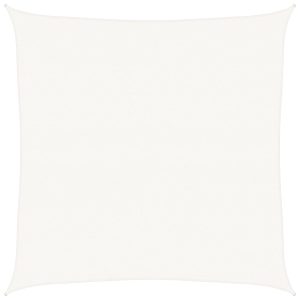Pânză parasolar, alb, 5×5 m, HDPE, 160 g / m²