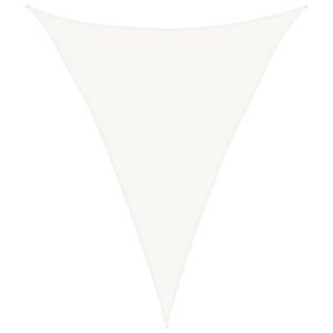 Pânză parasolar, alb, 4x5x5 m, HDPE, 160 g/m²