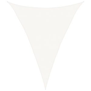 Pânză parasolar, alb, 5x6x6 m, 160 g/m², HDPE