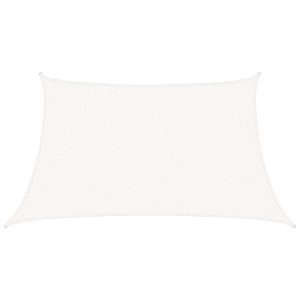 Pânză parasolar, alb, 3/4×2 m, HDPE, 160 g/m²
