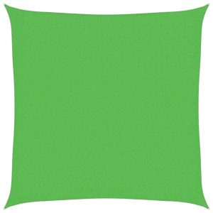 Pânză parasolar, verde deschis, 3,6 x 3,6 m, HDPE, 160 g/m²