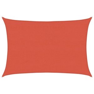Parasolar, cărămiziu, 4×5 m, HDPE, 160 g/m²