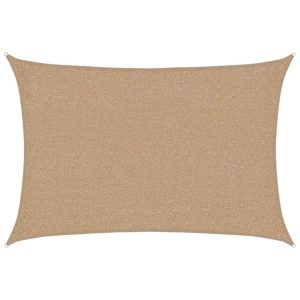Pânză parasolar, taupe, 2×2,5 m, HDPE, 160 g/m²