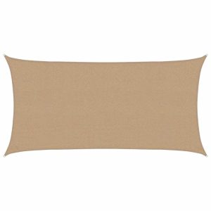 Pânză parasolar, gri taupe, 2×3,5 m, HDPE, 160 g/m²