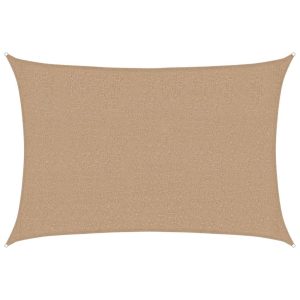 Pânză parasolar, gri taupe, 2,5×3,5 m, HDPE, 160 g/m²