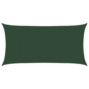 Pânză parasolar, verde închis, 3×6 m, 160 g/m², HDPE