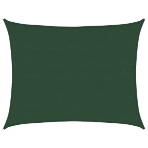 Pânză parasolar, verde închis, 6×7 m , HDPE,160 g/m²