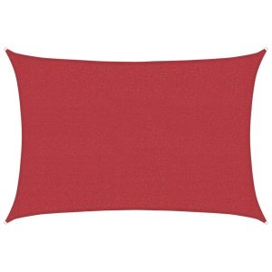 Pânză parasolar, roșu, 4 x 5 m, HDPE, 160 g/m²