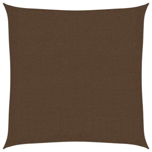 Pânză parasolar, maro, 3,6×3,6 m, HDPE, 160 g/m²