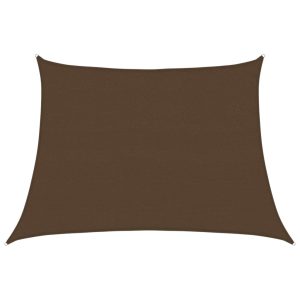 Pânză parasolar, maro, 4/5×3 m, HDPE, 160 g/m²