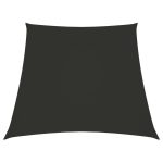 Parasolar, antracit, 2/4×3 m, țesătură oxford, trapez