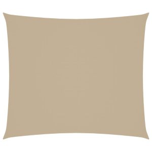 Pânză parasolar, bej, 2,5×3 m, țesătură oxford, dreptunghiular