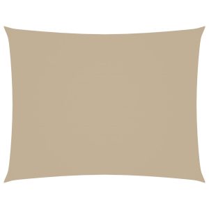 Parasolar, bej, 2,5×4 m, țesătură oxford, dreptunghiular