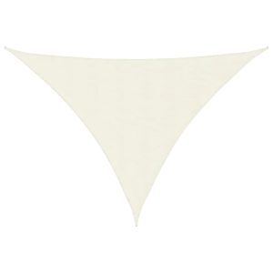 Pânză parasolar, crem, 3x4x5m, țesătură oxford, triunghiular