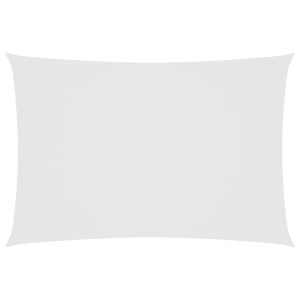 Parasolar, alb, 2,5×4,5 m, țesătură oxford, dreptunghiular