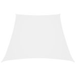 Parasolar, alb, 2/4×3 m, țesătură oxford, trapez