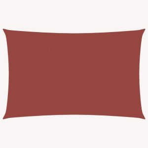 Parasolar, cărămiziu, 5×7 m, țesătură oxford, dreptunghiular