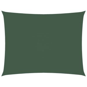 Parasolar verde închis 2×3,5 m țesătură oxford dreptunghiular