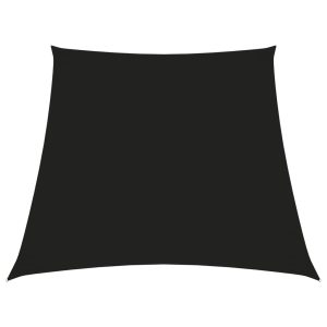 Parasolar, negru, 2/4×3 m, țesătură oxford, trapez