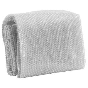 Folie solară plutitoare de piscină, gri, 300 x 200 cm, PE