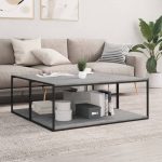 Plăci bibliotecă, 4 buc., gri beton, 100 x 50 x 1,5 cm, PAL