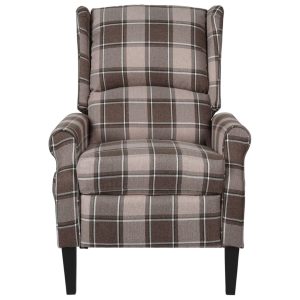 Fotoliu rabatabil, bej, material textil