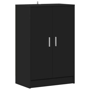 Pantofar, negru, 60x35x92 cm, PAL