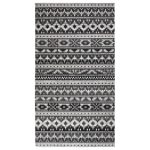 Covor de exterior, gri închis, 115×170 cm, țesătură plată