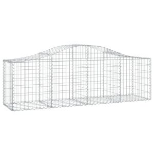 Coș gabion arcuit 200x50x60/80 cm fier galvanizat