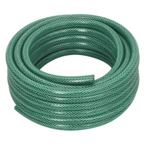 Furtun de grădină cu set de racorduri, verde, 0,5″, 50 m, PVC
