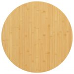 Blat de masă, Ø60×1,5 cm, bambus